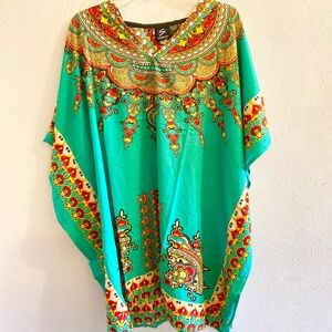 Emerald Caftan Tunic